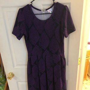 LuLaRoe Amelia dress size large